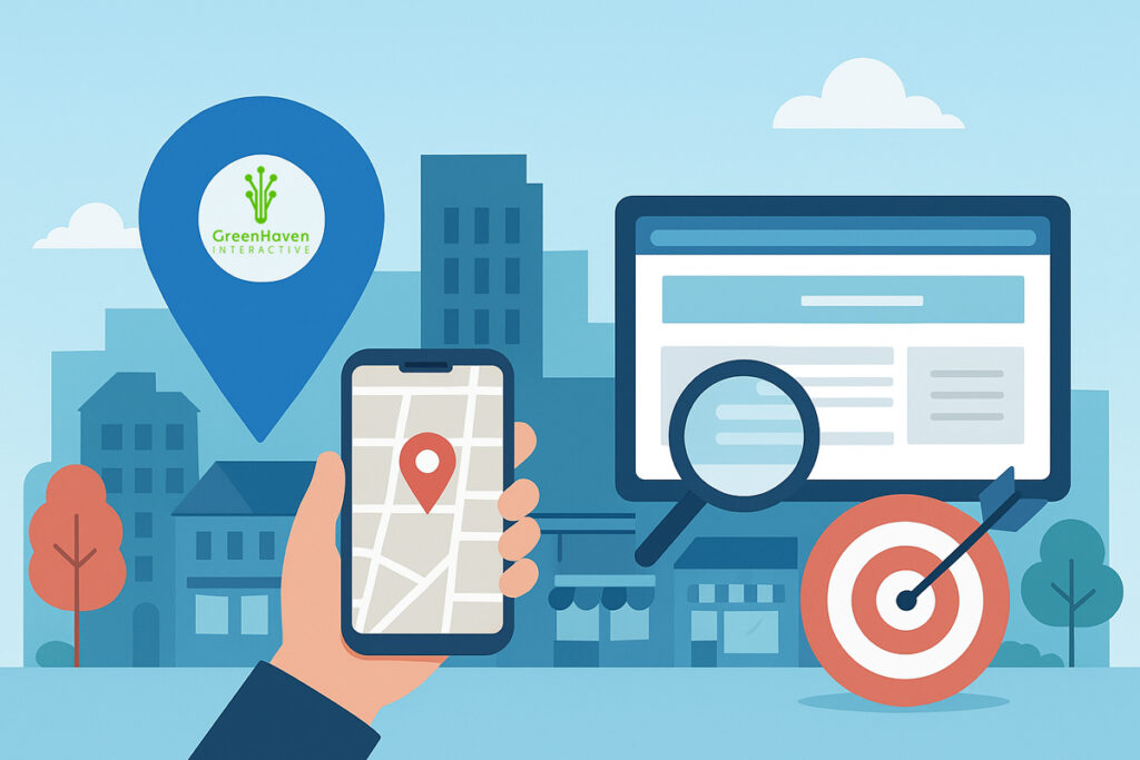 Hyperlocal Marketing in 2025 Why Businesses Partner with GreenHaven Interactive 1 Local Marketing in the City