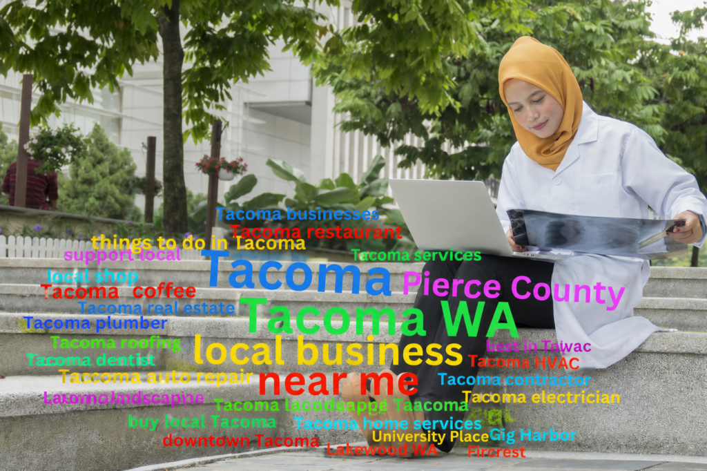 7 Proven Ways to Find the Best Keywords for Local SEO 1 Woman working outside on her SEO campaign for the phrase how to find keywords for local seo
