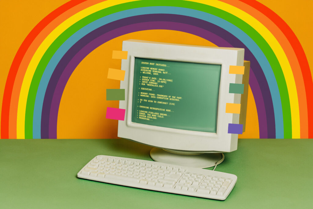 A retro style computer used to symbolize if you need digital marketing or seo services